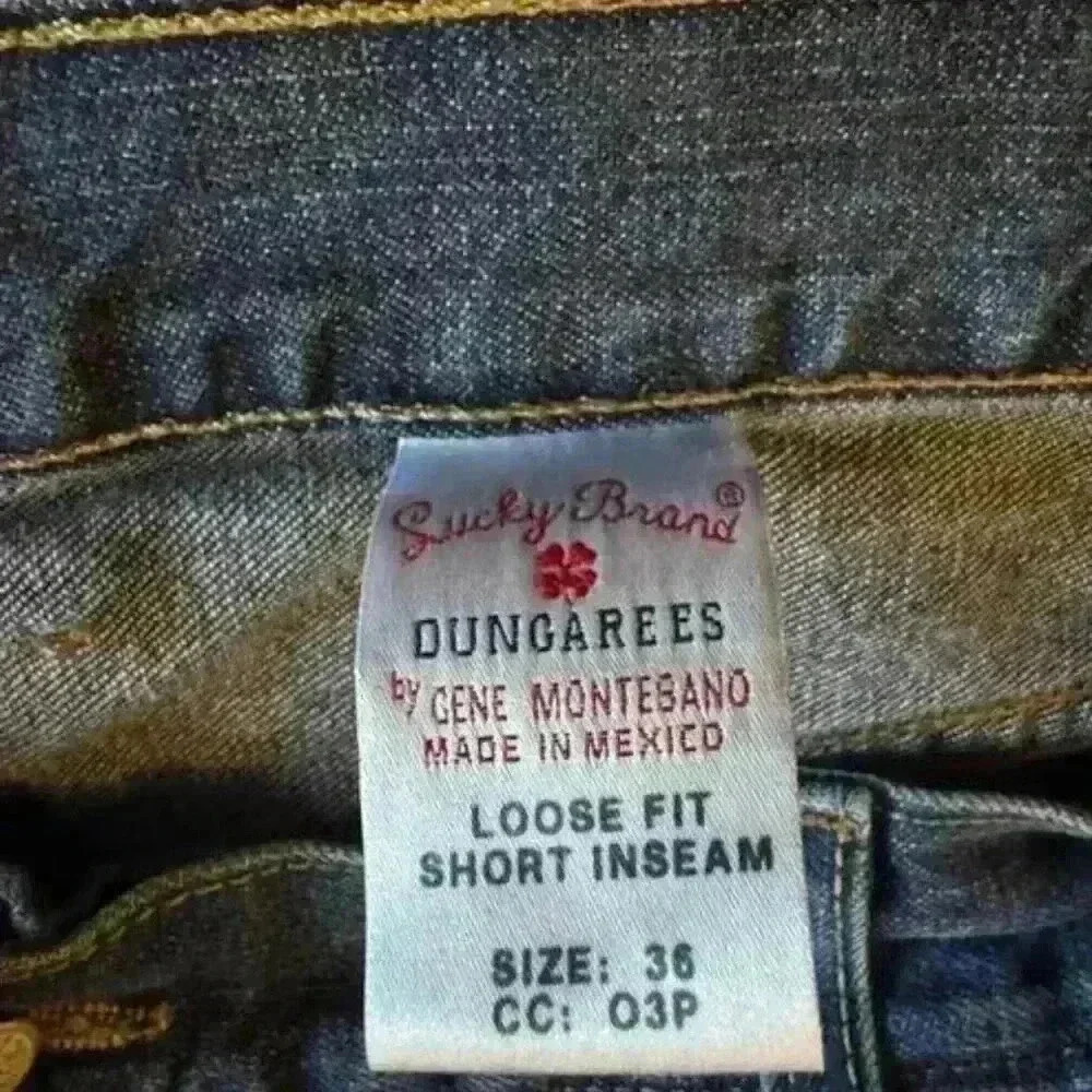 Men's Lucky Brand Dungarees of America too Tough To Die Jeans - Picture 3 of 4